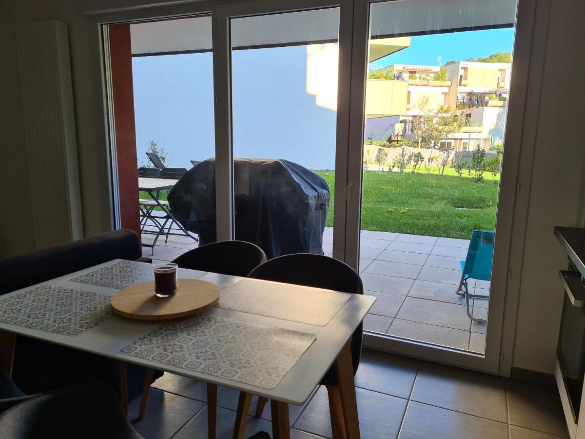 L'Instant Leman - T2 3 Etoiles A 5Min De Thonon Et Evian Avec Terrasse Et Jardin A 100M Du Lac Publier Eksteriør billede